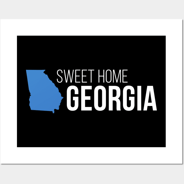 Georgia Sweet Home Wall Art by Novel_Designs